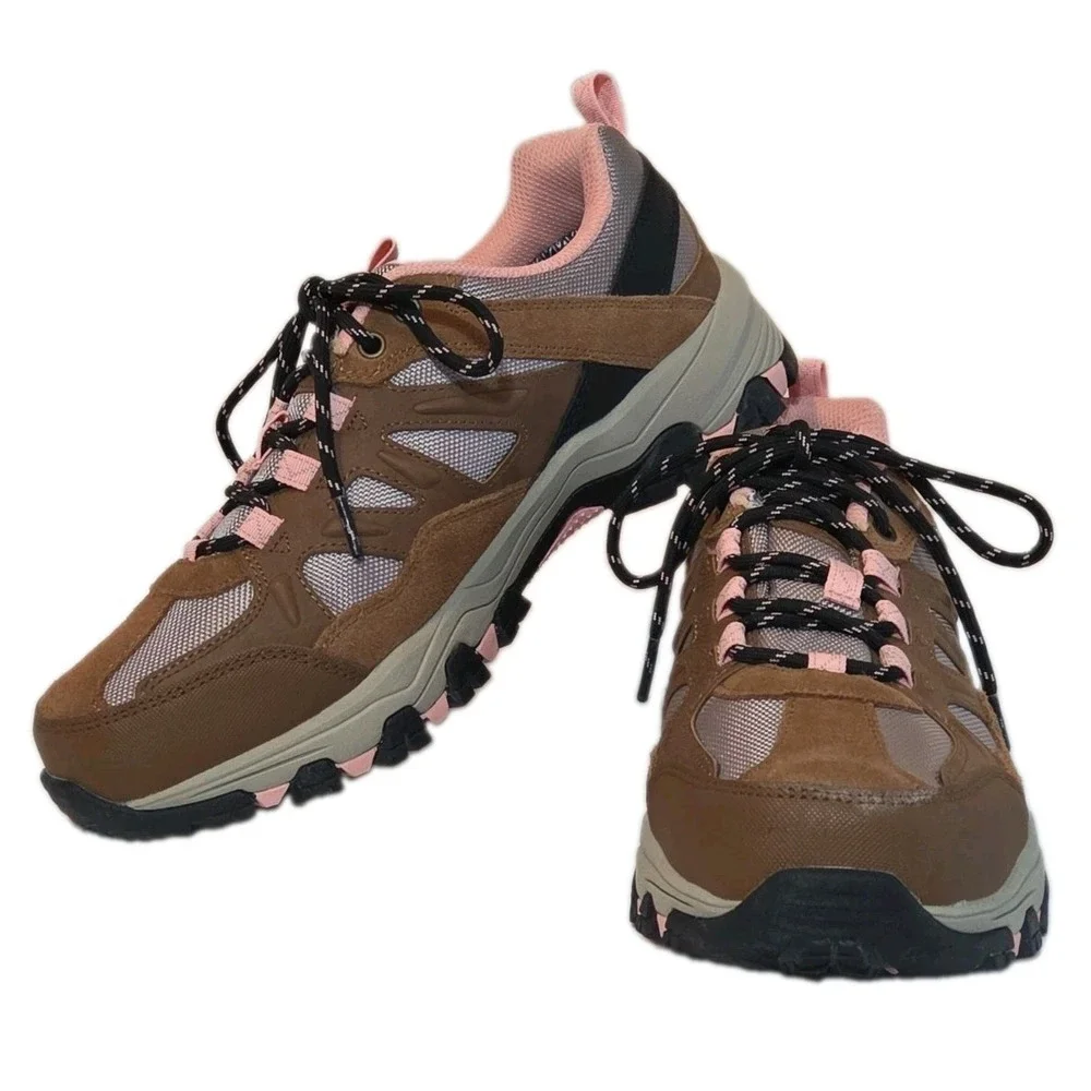Skechers Waterproof Hiking Shoes Womens 9.5 Selmen West Highland Brown Pink